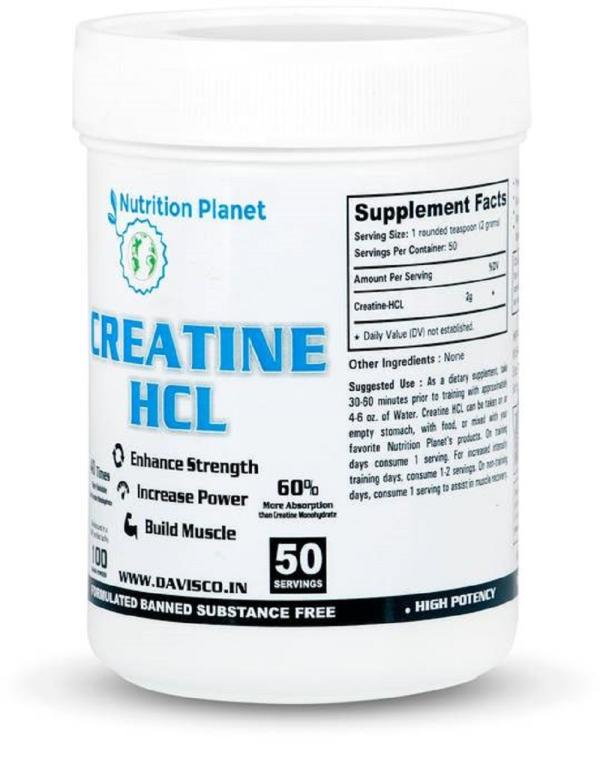 Nutrition Creatine HCL for Pre/Post Workout Recovery (Unflavored