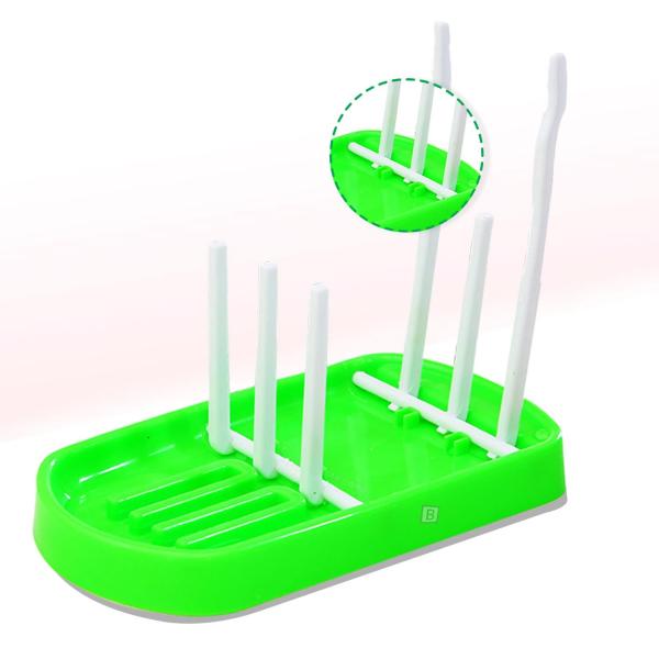 Bembika Green Silicone Baby Drying Rack Folding For Kids JioMart