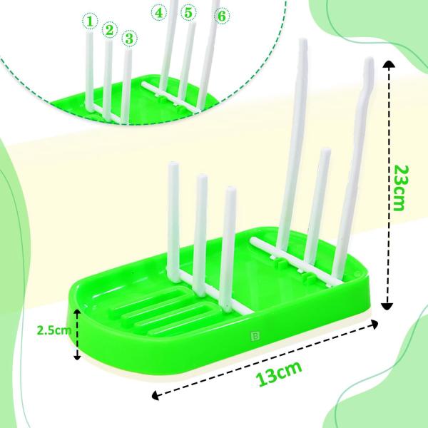 Bembika Green Silicone Baby Drying Rack Folding For Kids JioMart