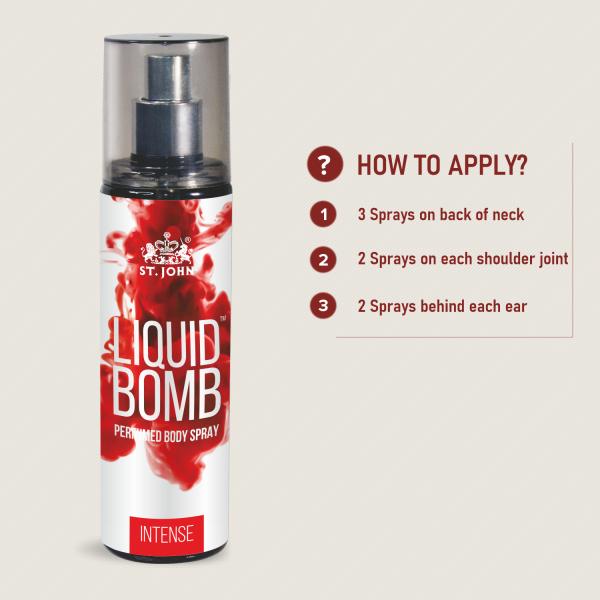 St.John Deo Liquid Bomb Intense Perfume Deodorant Spray for Women150ml