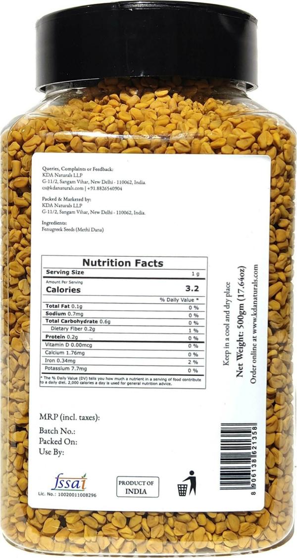 KDA Fenugreek Seeds, 500 g JioMart