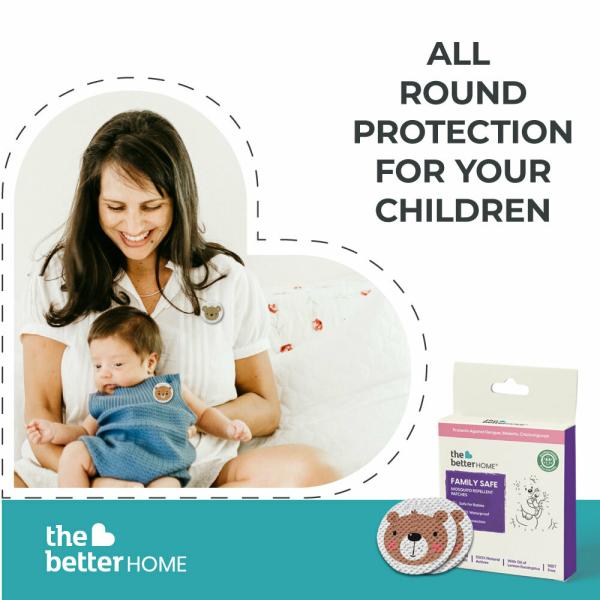 The Better Home Natural Mosquito Repellent Patches For Babies Pack Of 24 12 Hour Protection Family Safe Eco Friendly Jiomart