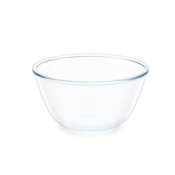 Borosil Glass Mixing & Serving Bowls With Lids, Oven & Microwave Safe
