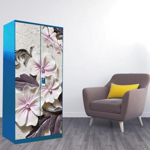 WallWear Almirah Stickers Self Adhesive Almirah Door Sticker