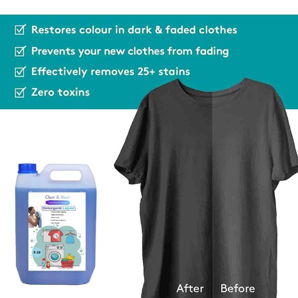 Jai Shoppee Top Load Detergent Liquid (5 Liters) Clean & Wash JioMart