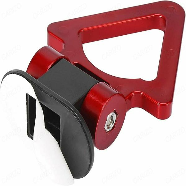 CARIZO Tow Hook Kit (Triangle Red) Car Decorations Sticker Car Decor