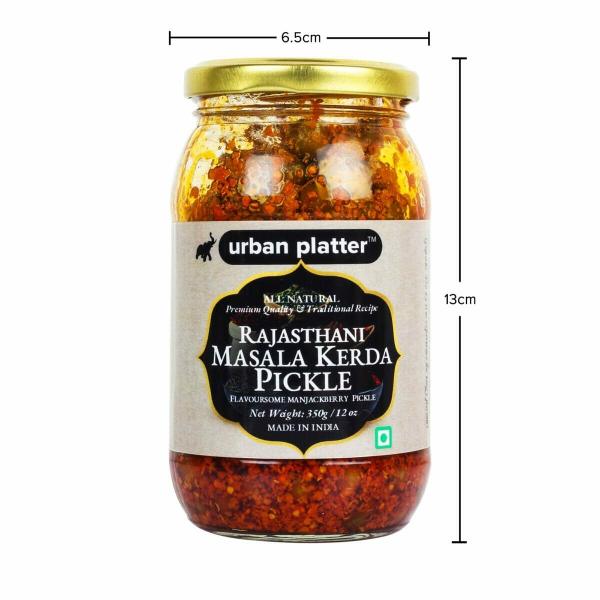 Urban Platter Rajasthani Masala Kerda Pickle, 350g JioMart