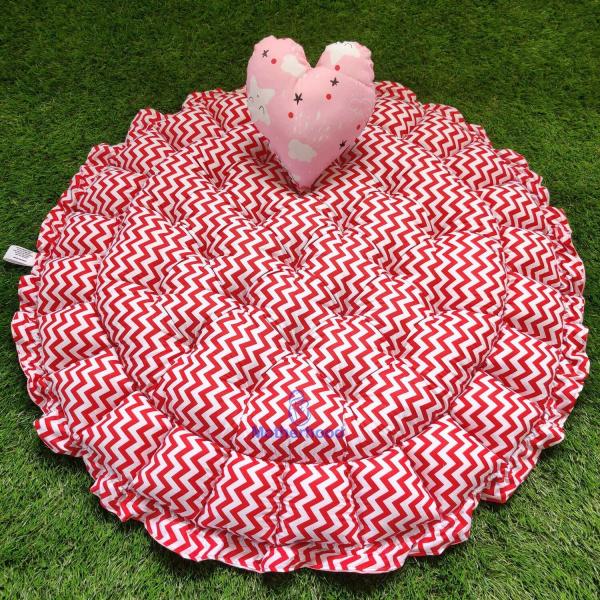 Motherhood Pink Cotton Baby Tub Bed And Heart Shaped Pillow Bedding Set JioMart