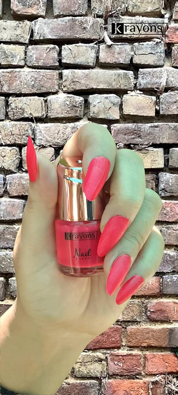 Krayons Crazy Gel Nail Enamel Waterproof Smudgeproof Longlasting 8 ml