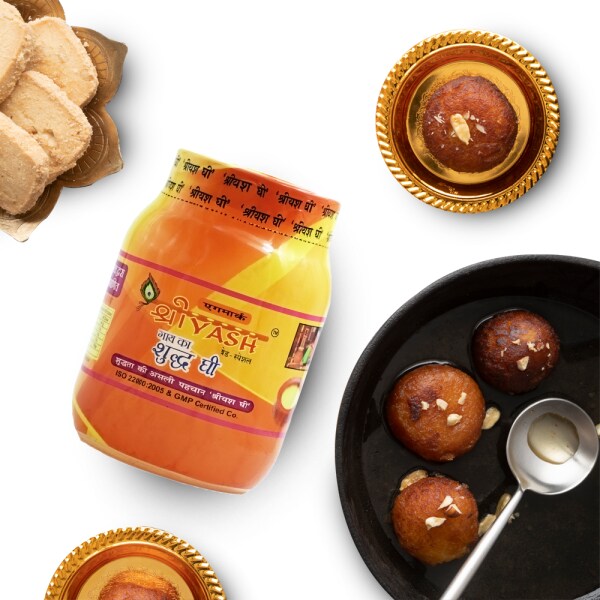 Shreeyash 1 Litre Cow Ghee Special Grade Desi Cow Ghee Cow Ghee (Pack