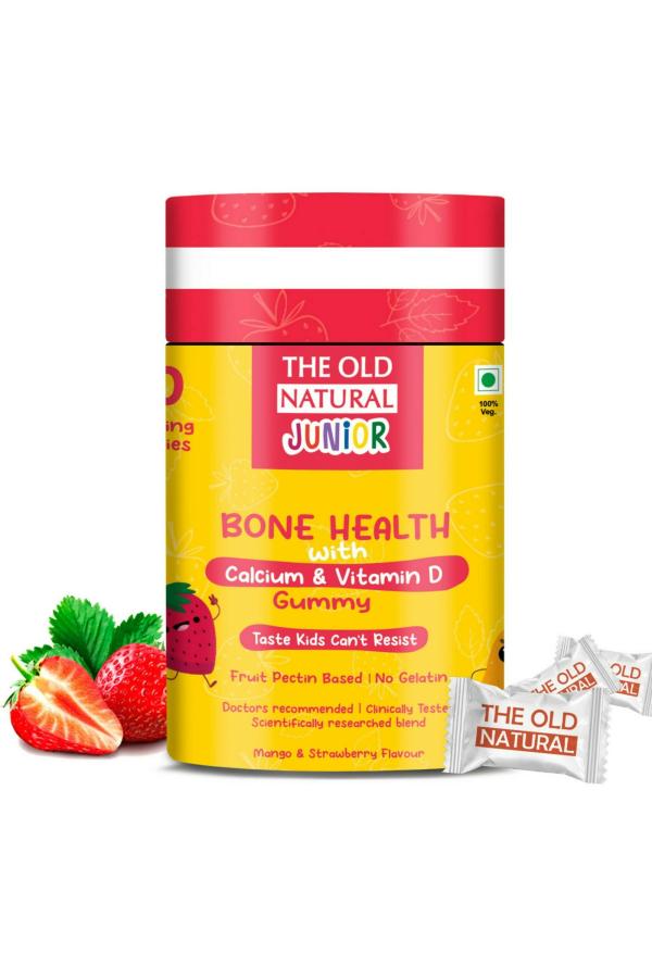The Old Natural Bone Health Calcium and Vitamin D Fruit Pectin Based