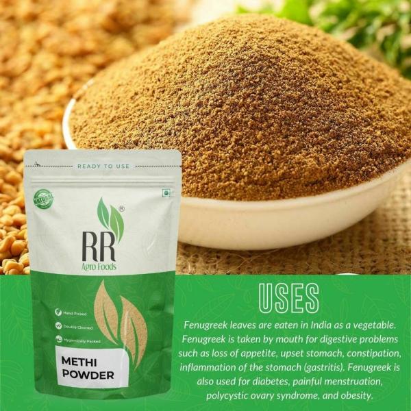 RR AGRO FOODS Methi Seeds Powder for Hair Growth | Fenugreek Powder Pack of  500 Grams - JioMart