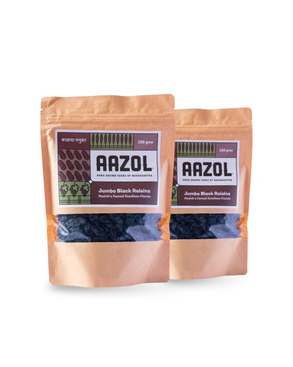 Aazol Jumbo Black Raisins Nashik's Famed Seedless Kismis JioMart