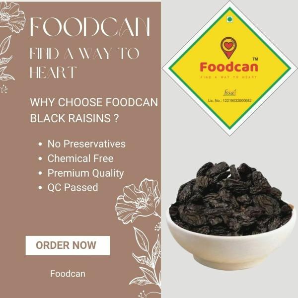 Foodcan Kismis 400g Black Afghani Raisin Dakh (Kishmis) 400g JioMart