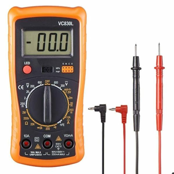 Techtest Plastic 830L Pocket Mini Voltage Tester Digital Multimeter