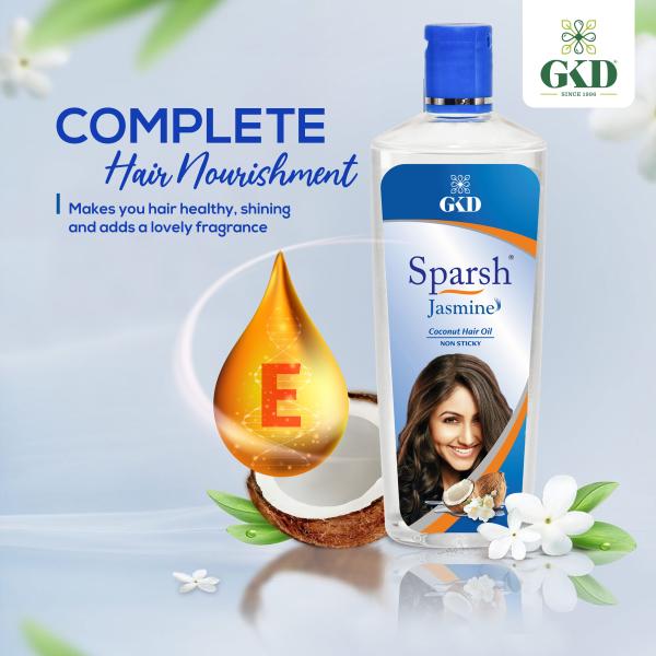 GKD Sparsh Jasmine Coconut Hair Oil 400ML JioMart