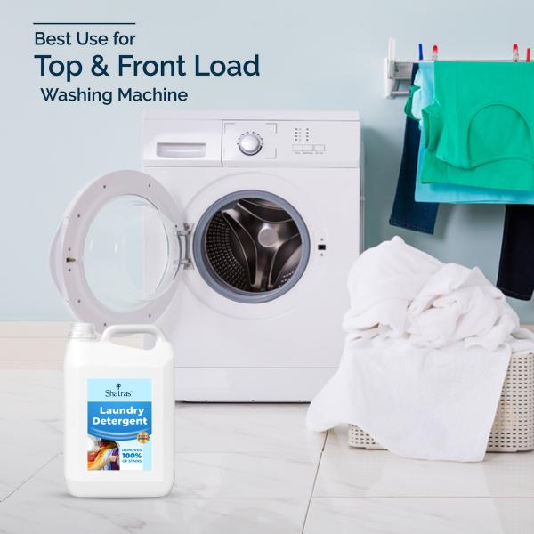 Shatras Liquid Detergent For Fabric Care Suitable For TopLoad And