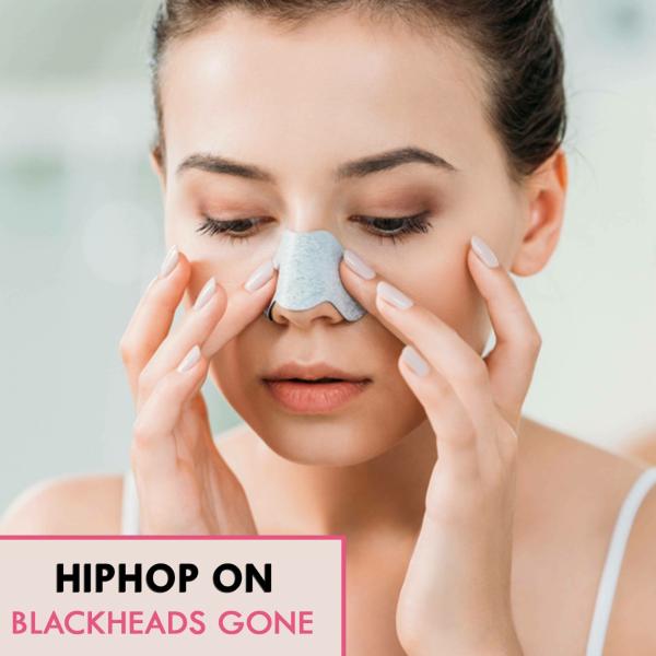 Hip Hop Skin Care Charcoal Blackhead Remover Nose Strips 6 gm 6 Pcs