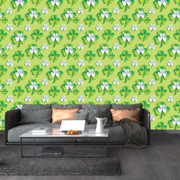 Bnezz Self Adhesive Wallpaper & Wall Stickers Model (3DGreenLeaf) Pack