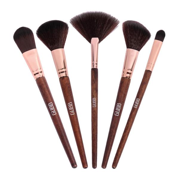 Gubb Flawless Base Kit Makeup Brushes Foundation, Blush, Fan, Buffer