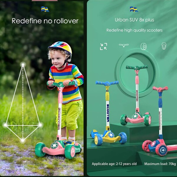 StarAndDaisy Glider Toddler Scooter for Kids Ages 312 Years Old Boy