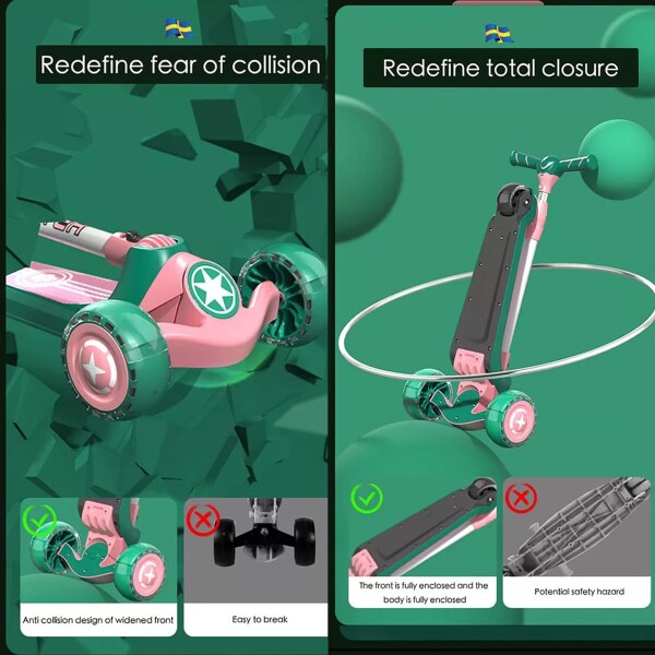 StarAndDaisy Glider Toddler Scooter for Kids Ages 312 Years Old Boy