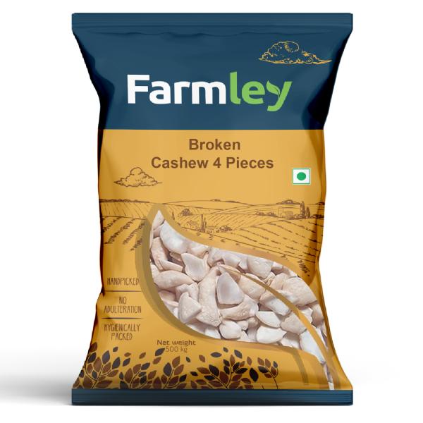 Farmley 4 Piece Broken Cashew Nuts/Kaju Tukda 500 g - JioMart