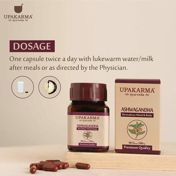 UPAKARMA Ayurveda Combo Pack of Pure Shilajit Resin 15g and Ashwagandha