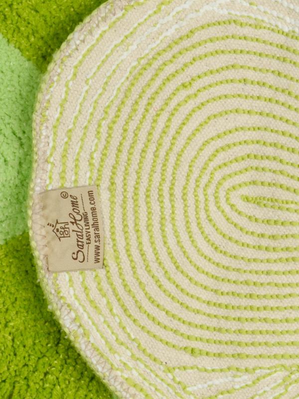 Saral Home Easy Living Green Microfiber Bath Mat 60x60 cm JioMart