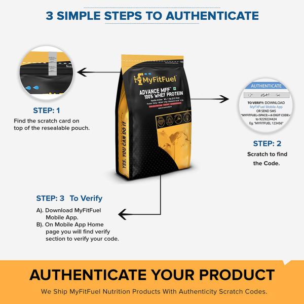 MyFitFuel Diet Whey Gold Protein Isolate Pure Isolate + Digestive Enzymes Mango Alphonso