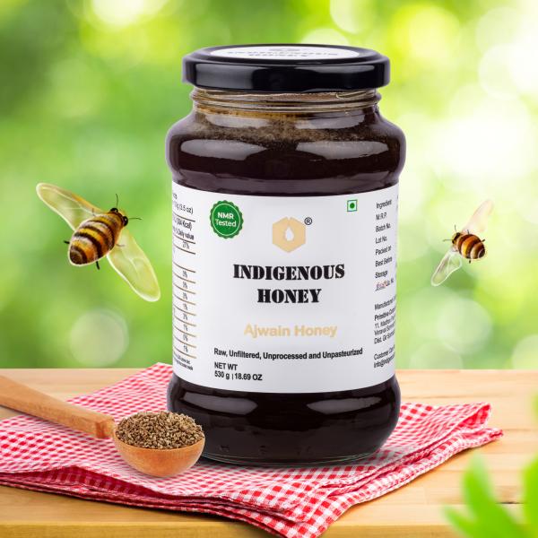 INDIGENOUS HONEY Thyme Honey dark and bitter NMR Tested Raw Unprocessed