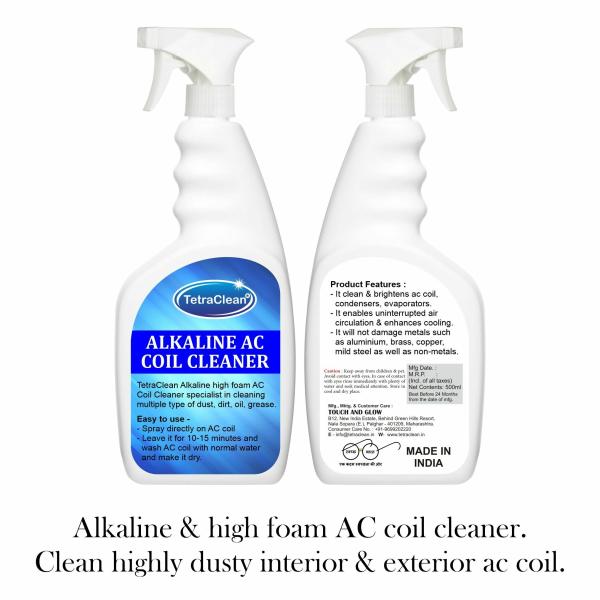 TetraClean Foaming Alkaline AC Coil Cleaner for coils, condensers