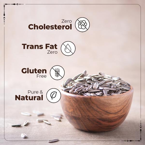 Happilo Organic Roasted Sunflower Seeds without Shells 250 g JioMart