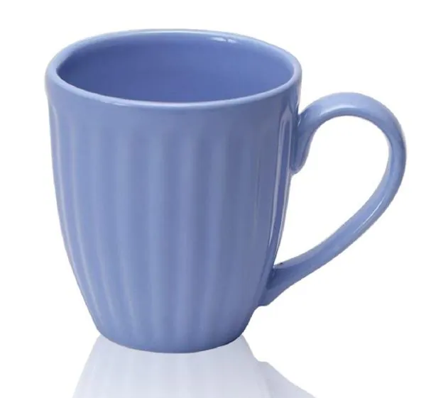 SAIJI MUGS Premium Coffee Mug Set of 4, 300ml (Sky Blue Glam) Microwave