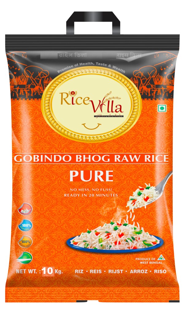 RICE VILLA PURE GOBINDO BHOG RICE JEERA KASALA 10 KG JioMart