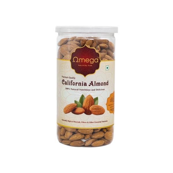 Omega 100 Natural Premium Californian Badam / Almonds (400 g) JioMart