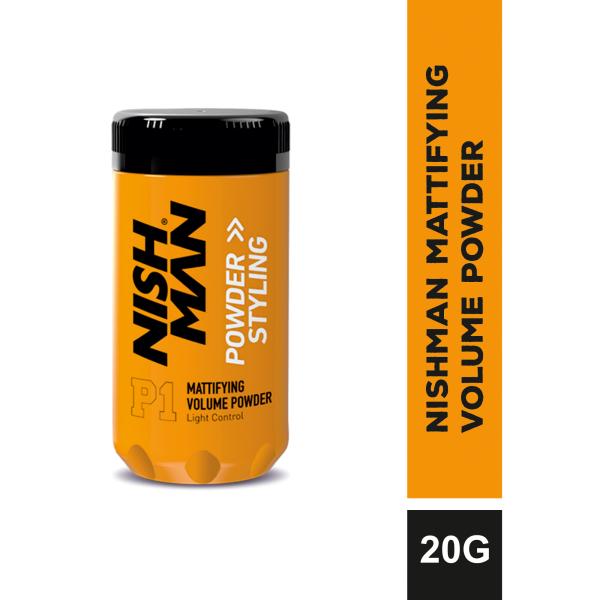 Nishman Mattifying Volume Powder Hair Wax 20gm Matte Finish Hair