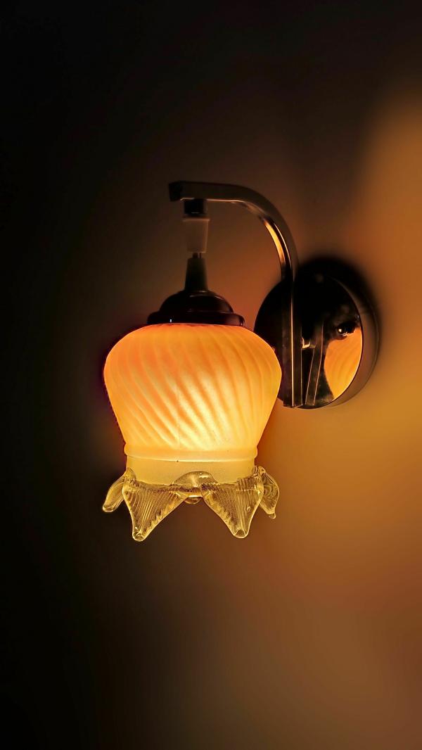 PR Prashant LED and CFL Yellow Pendant Wall Lamp Without Bulb Surface