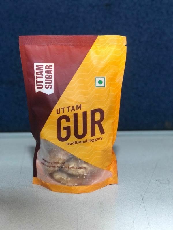 Uttam Sugar Gur (Jaggery)1kg JioMart