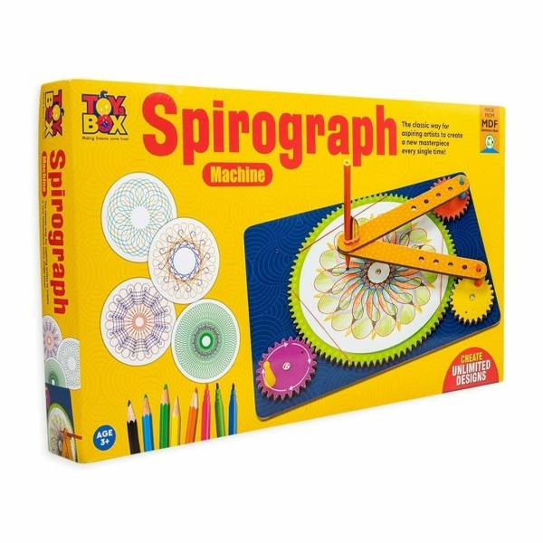 QUALITIO SPIROGRAPH MACHINE Drawing Tool Art & Craft DIY Kit for Kids