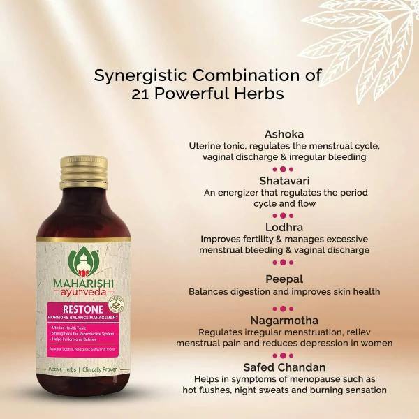 Maharishi Ayurveda Restone For Female Hormonal Balance Management