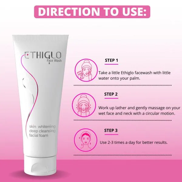 Ethiglo Skin Whitening Face Wash (70ml) JioMart