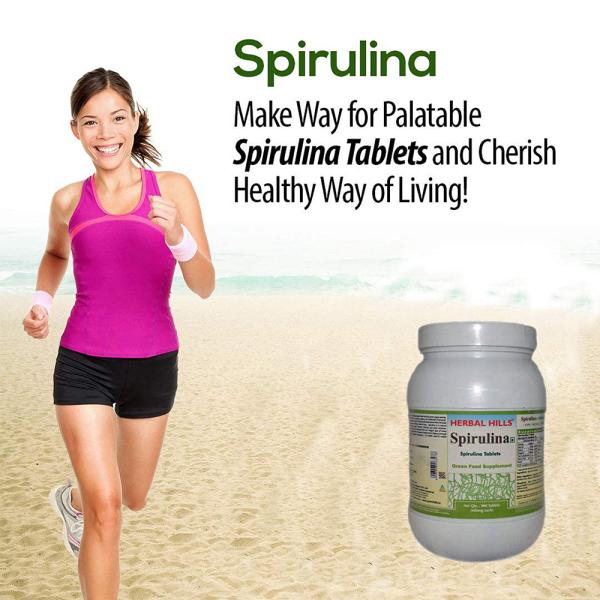 Herbal Hills Spirulina 900 Tablets JioMart