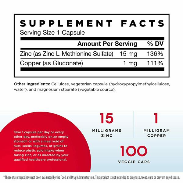 Jarrow Formula Zinc Balance 100 veggie Capsules JioMart