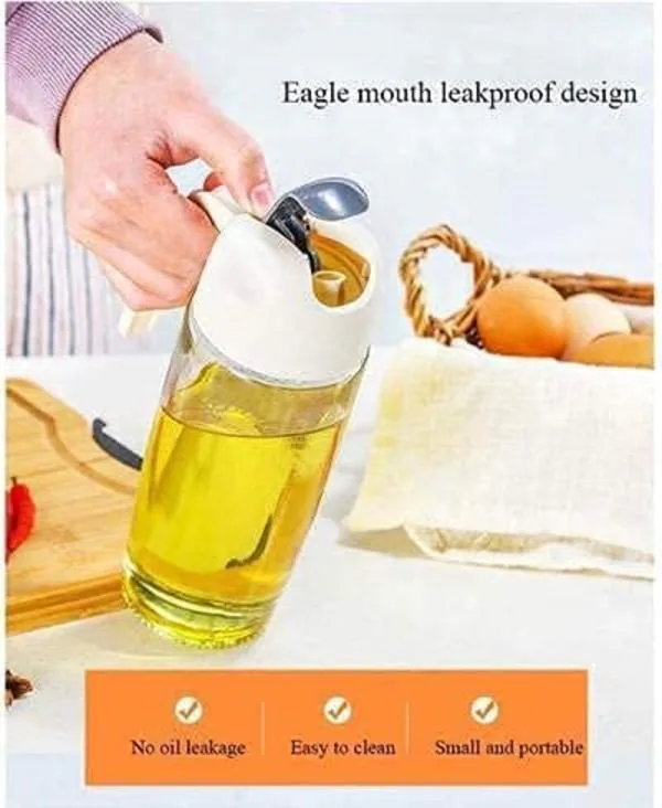 kunya Oil Storage Leakproof container & Dispenser, Oil Pot Auto Opening