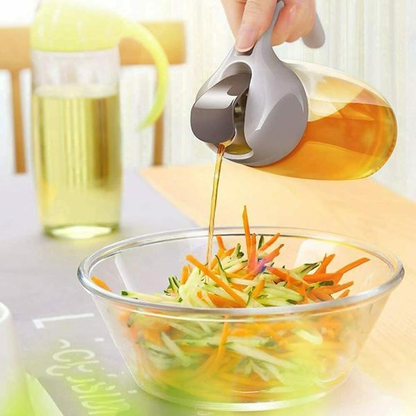 kunya Oil Storage Leakproof container & Dispenser, Oil Pot Auto Opening