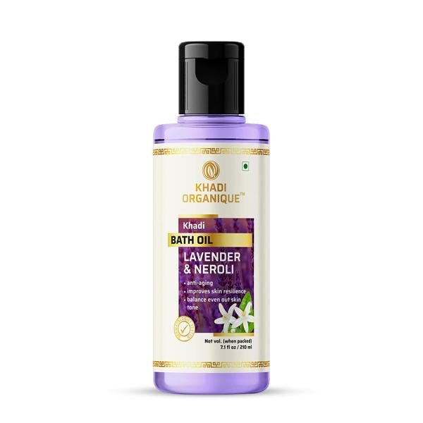 Khadi Organique Lavender & Neroli Bath Oil With Sandal Turmeric Body