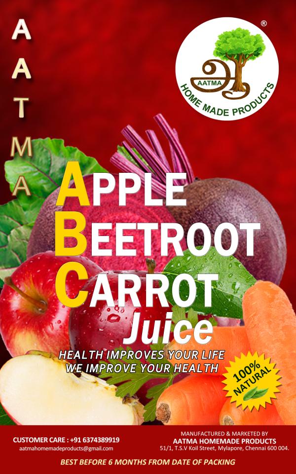 AATMA HOME MADE Apple Beetroot Carrot Juice Healthy Drink JioMart