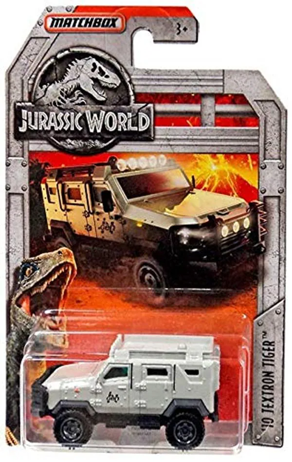 HOT WHEELS MATCHBOX JURASSIC WORLD EDITION 10 TEXTRON TIGER RARE