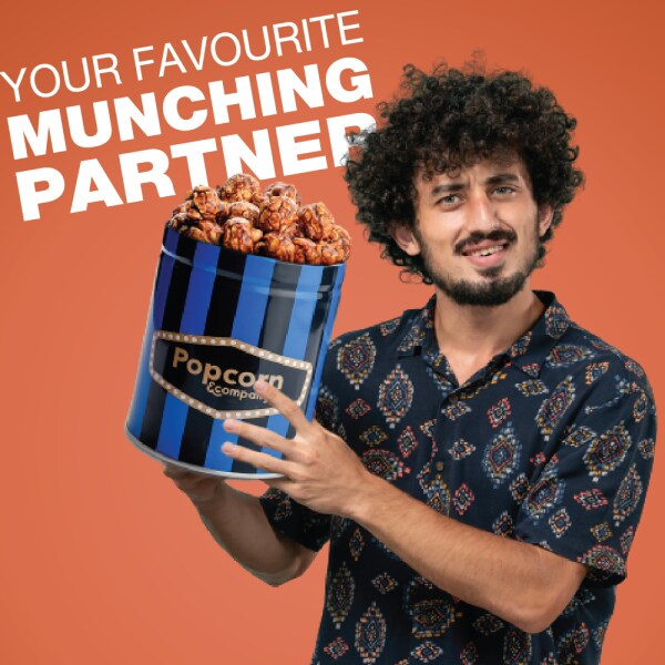 Popcorn & Company Sea Salt Caramel Popcorn, Regular Tin, 130 gm JioMart